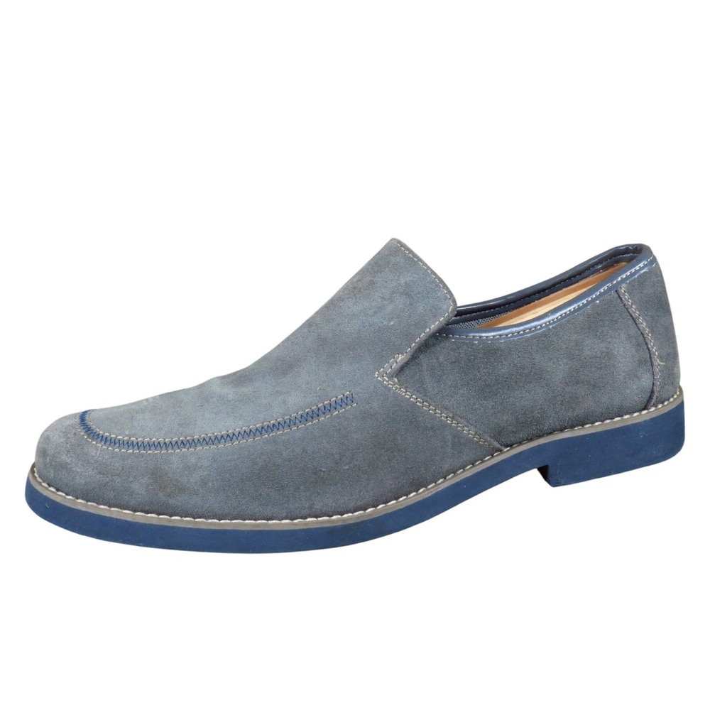Hush Puppies Women Casual Loafers Size 9.5 Everyday Walking Gray Suede Shoes